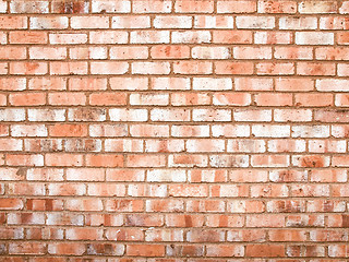 Image showing Retro looking Red bricks