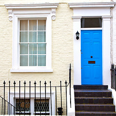 Image showing notting hill in london england old suburban and antique     wall