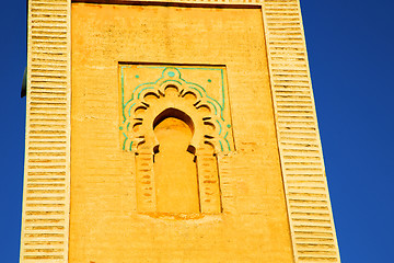 Image showing history in maroc africa   the blue     sky