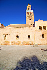 Image showing history in   africa  minaret       sky