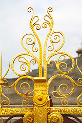 Image showing   abstract gold in englan  background