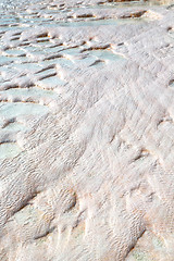 Image showing abstract in pamukkale turkey   bath and travertine  