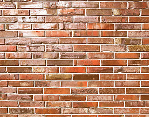 Image showing Retro looking Brick wall