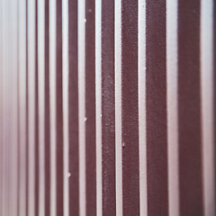 Image showing abstract metal in englan london railing steel and background
