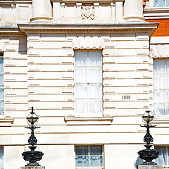 Image showing old construction in england europe london wall antique and light