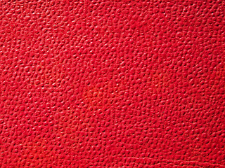 Image showing Red leatherette background