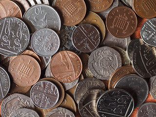 Image showing Pound coins