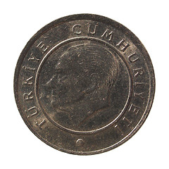 Image showing Turkish coin