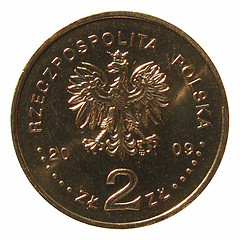 Image showing Polish 2 zloti coin