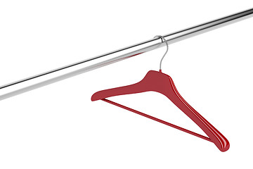 Image showing Red hanger