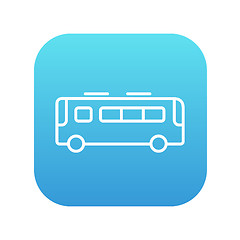 Image showing Bus line icon.