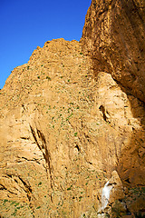 Image showing in todra africa morocco   atlas dry mountain