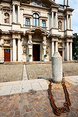 Image showing building   in italy europe milan religion       and sunlight