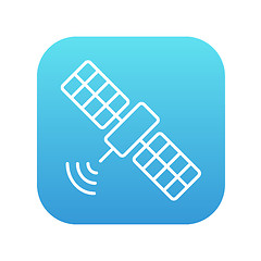 Image showing Satellite line icon.