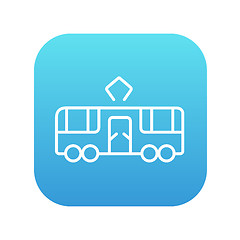 Image showing Tram line icon.