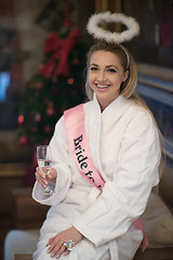 Image showing bachelorette party woman