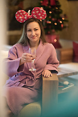 Image showing bachelorette party woman