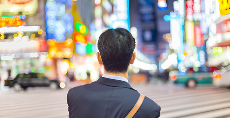 Image showing Businessmnn in Shinjuku, Tokyo, Japan.