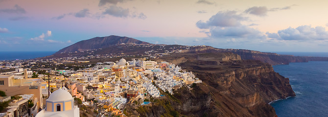 Image showing Thira, Santorini, Greece.