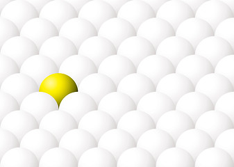Image showing yellow ball out