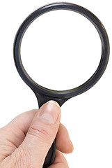 Image showing Magnifying Glass Cutout