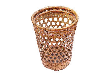 Image showing wattle handmade traditional basket