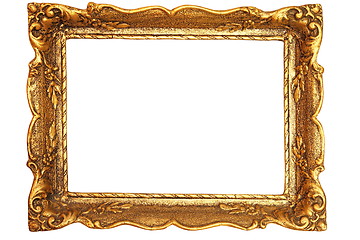 Image showing decorated antique painting frame