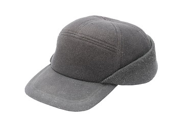 Image showing black hat over white