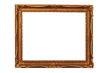 Image showing antique wooden painting frame