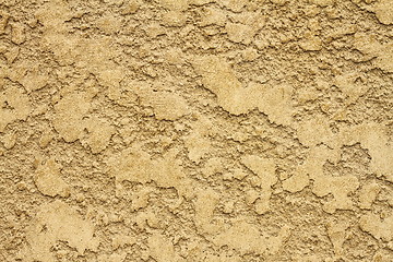 Image showing grungy yellow plaster real texture