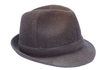 Image showing black hat over white