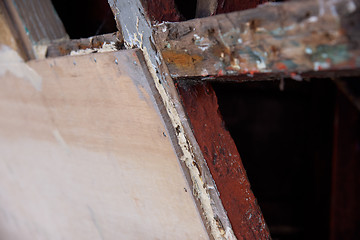 Image showing Detail of ship's repair