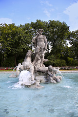 Image showing Neptune Fountain in Munich, Germany