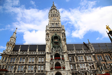 Image showing Town Hall (Rathaus) in Marienplatz, Munich, Germany 