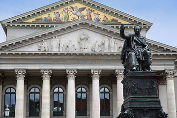 Image showing The National Theatre of Munich at Max-Joseph-Platz Square in Mun