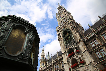 Image showing Town Hall (Rathaus) in Marienplatz, Munich, Germany 