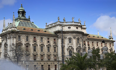 Image showing Palace of Justice (Justizpalast ) in Munich, Bavaria, Germany