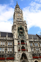 Image showing Town Hall (Rathaus) in Marienplatz, Munich, Germany 