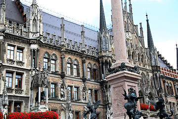 Image showing Town Hall (Rathaus) in Marienplatz, Munich, Germany 