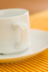 Image showing Coffee cup close up