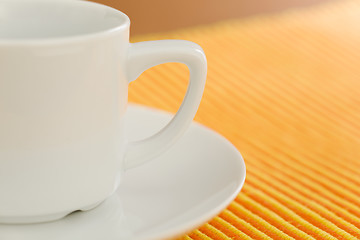 Image showing Coffee cup close up