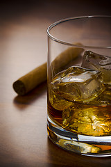 Image showing Whisky glass