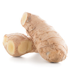 Image showing Ginger root on white