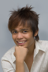 Image showing Smiling teenager portrait
