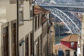 Image showing EUROPE PORTUGAL PORTO RIBEIRA OLD TOWN DOURO RIVER