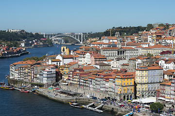 Image showing EUROPE PORTUGAL PORTO RIBEIRA OLD TOWN DOURO RIVER