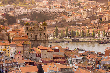 Image showing EUROPE PORTUGAL PORTO RIBEIRA OLD TOWN CHURCH