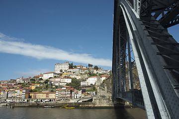 Image showing EUROPE PORTUGAL PORTO RIBEIRA OLD TOWN DOURO RIVER