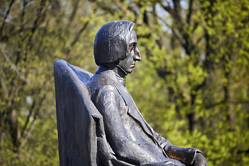 Image showing Frederick Chopin statue in Wroclaw, Poland