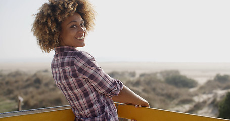 Image showing Portrait Of Young Happy Smiling Woman